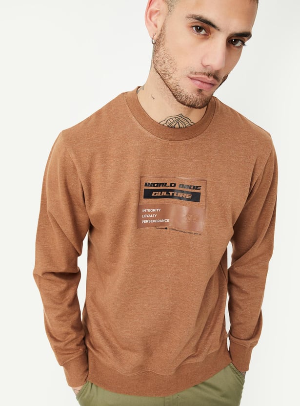 Men Typographic Printed Sweatshirt