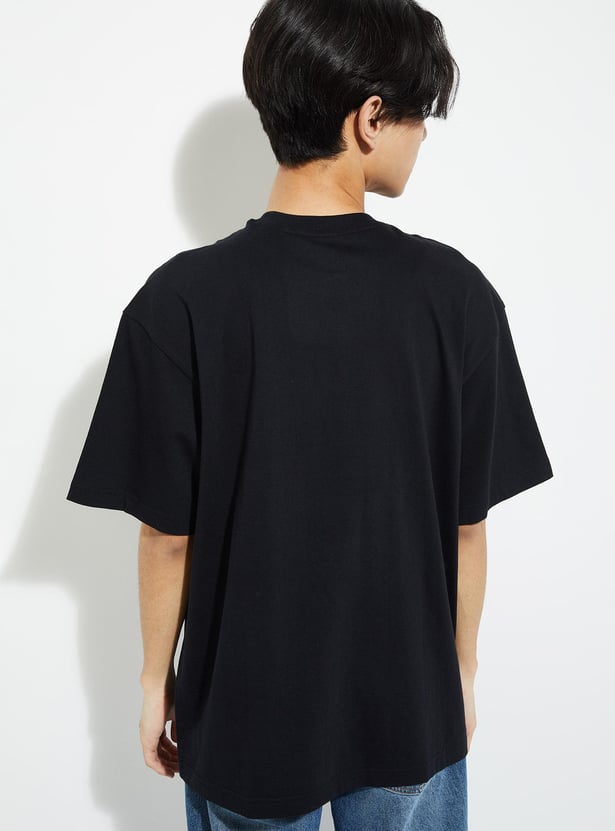 URB_N Men Oversized Dragon Ball-Z Printed T-shirt