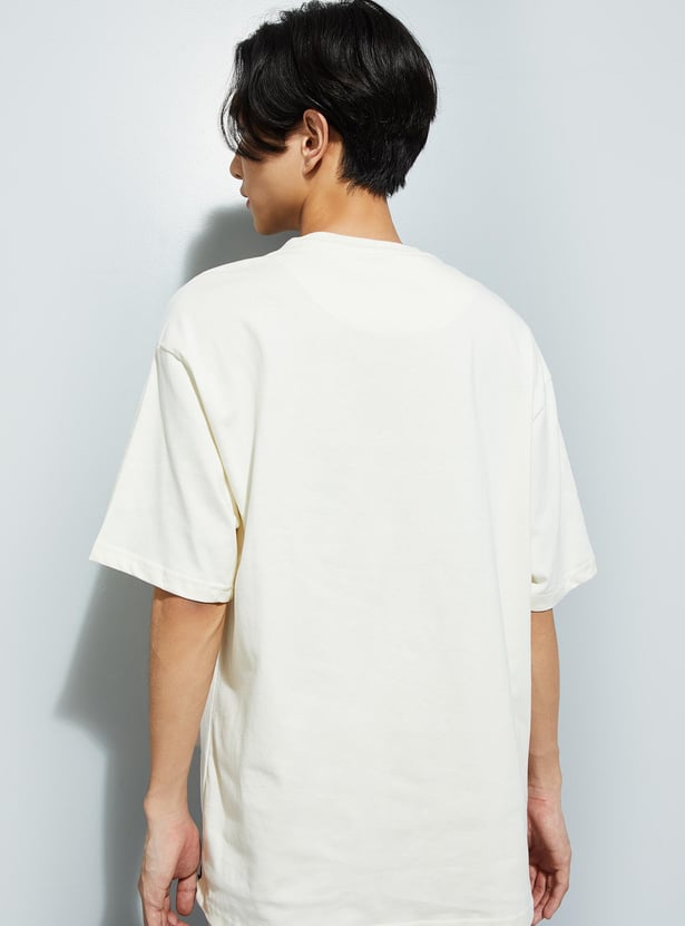 URB_N Men Oversized Naruto Printed T-shirt