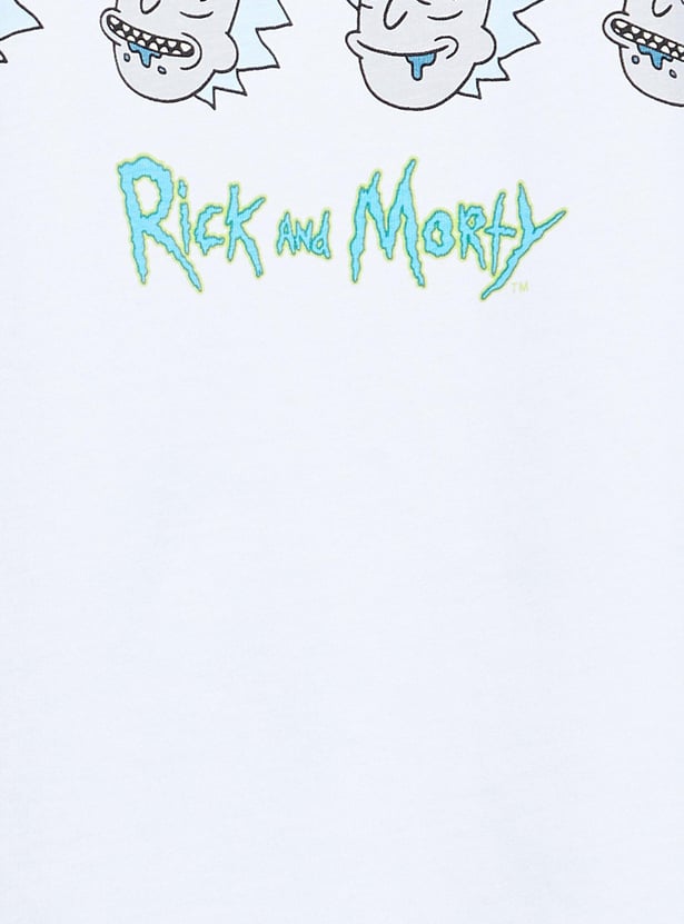 URB_N Men Oversized Rick & Morty T-shirt