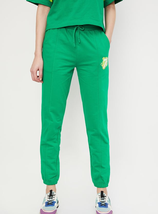 Women Solid Sports Joggers