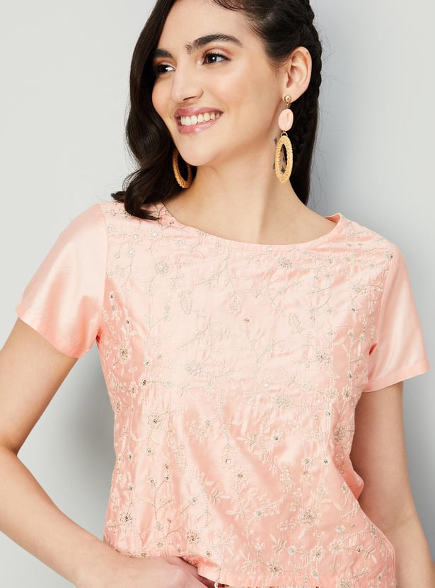 Women Embroidered Top