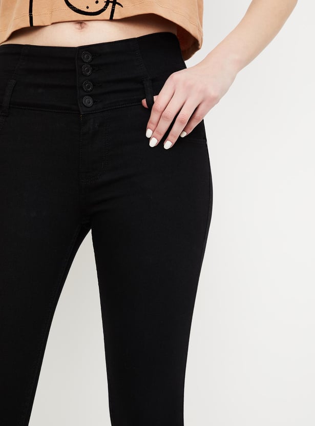 Women Solid Skinny Fit Jeans