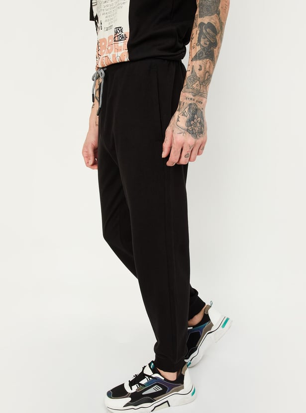 Men Solid Athleisure Joggers