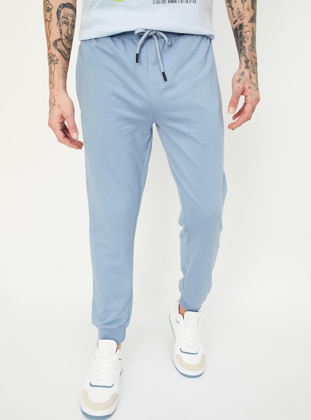 Men Solid Athleisure Joggers