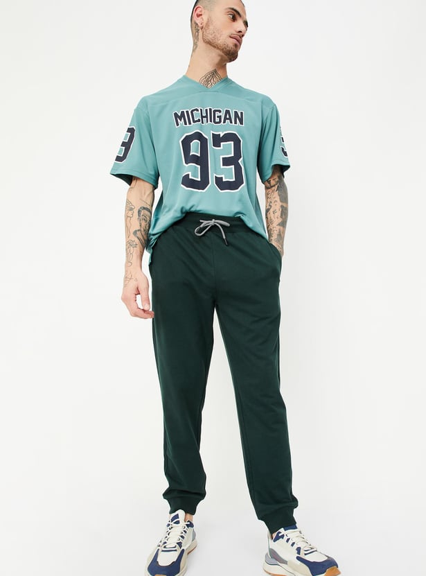 Men Solid Athleisure Joggers