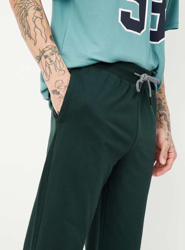 Men Solid Athleisure Joggers