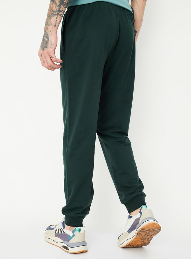 Men Solid Athleisure Joggers