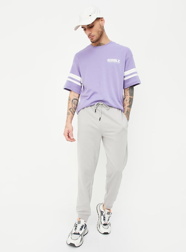 Men Solid Athleisure Joggers