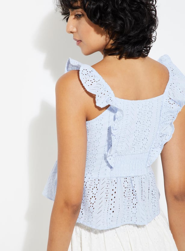 URB_N Women Schifilli Peplum Top