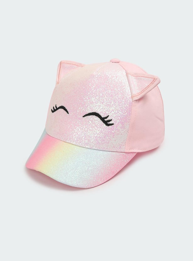 Girls Shimmery Baseball Cap