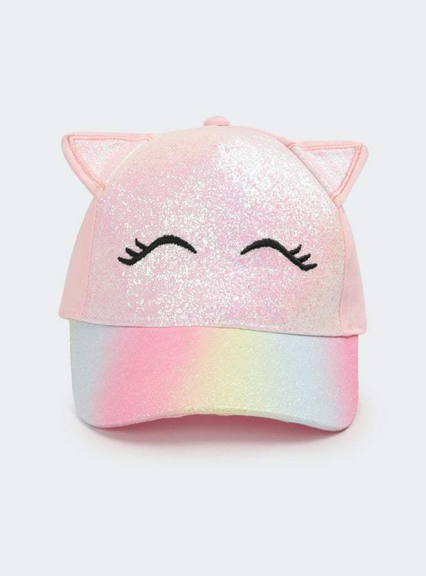 Girls Shimmery Baseball Cap