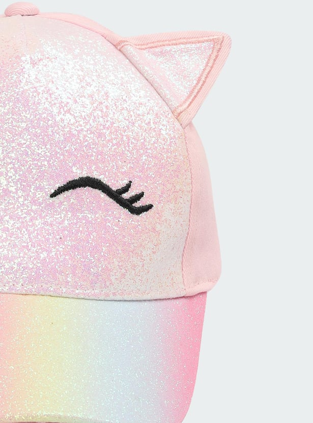 Girls Shimmery Baseball Cap