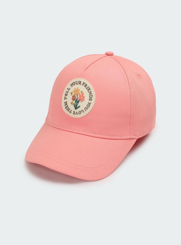Women Applique Baseball Cap
