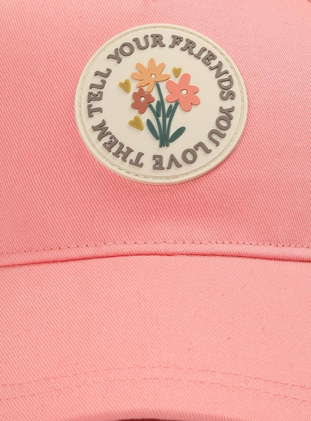 Women Applique Baseball Cap