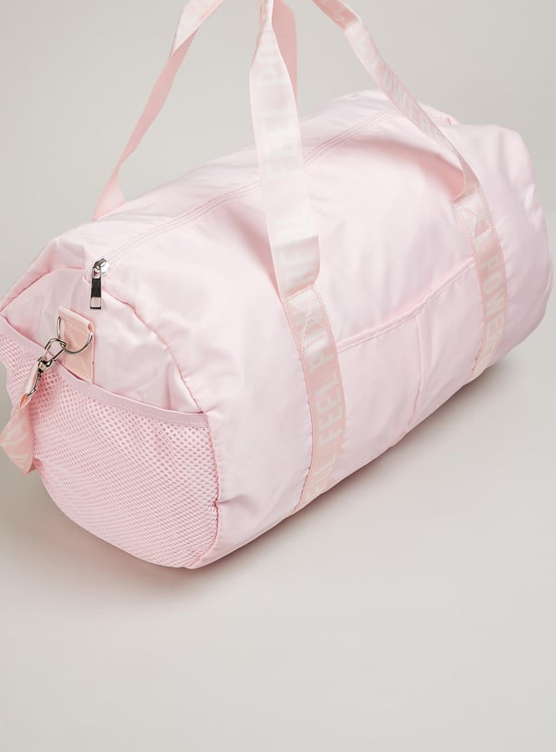 Women Solid Duffel Bag