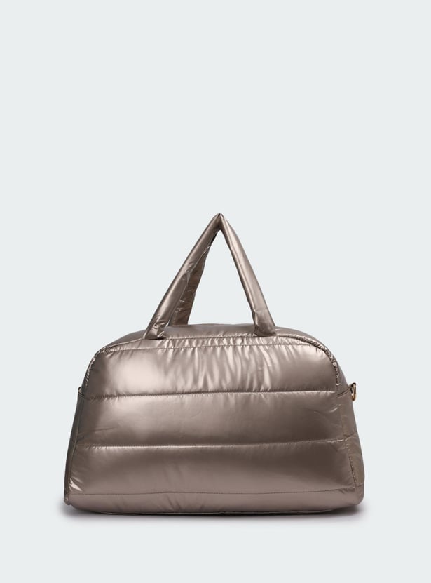 womens quilted duffle bag