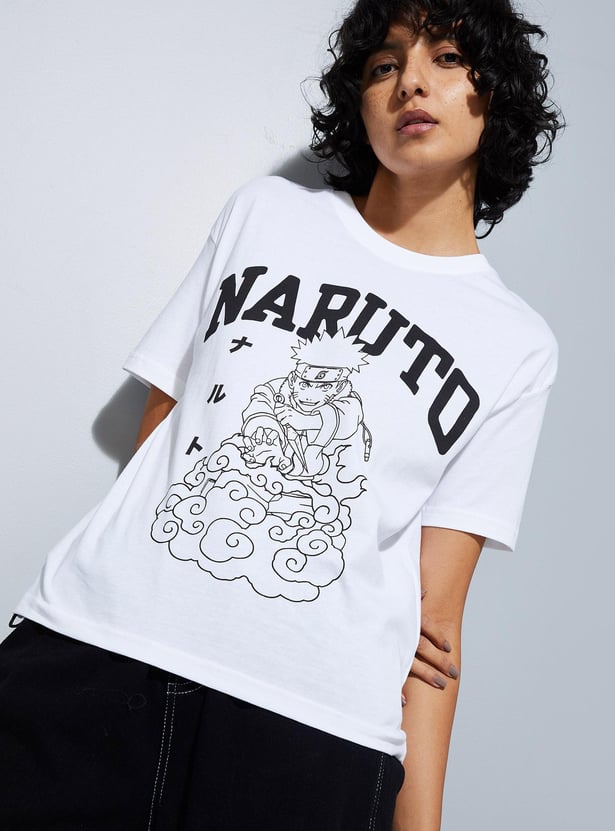 URB_N Women Naruto Printed T-shirt