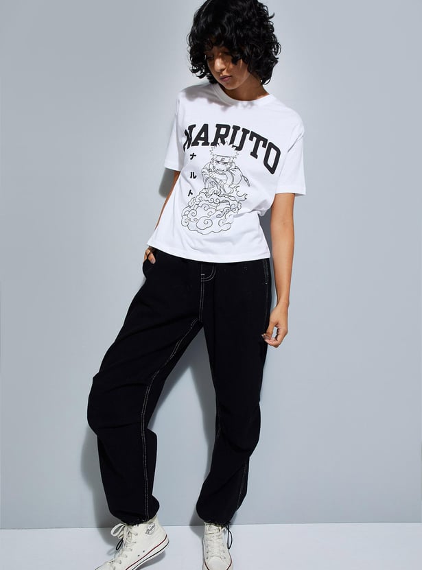 URB_N Women Naruto Printed T-shirt