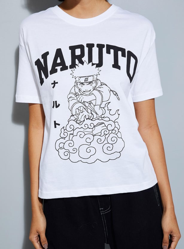 URB_N Women Naruto Printed T-shirt