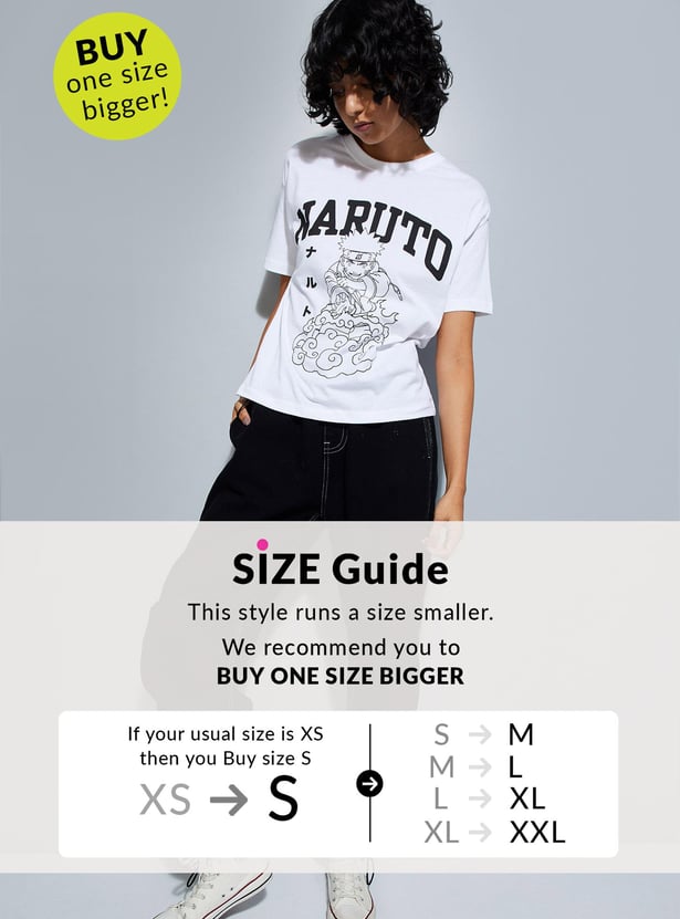 URB_N Women Naruto Printed T-shirt