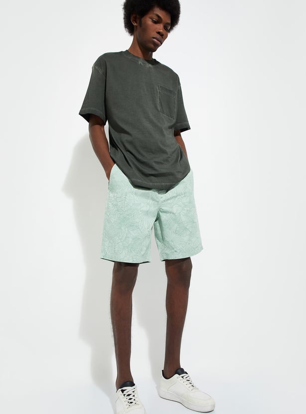 Buy URB_N Men Slim Fit Printed Shorts Online at just Rs. 699.0 
