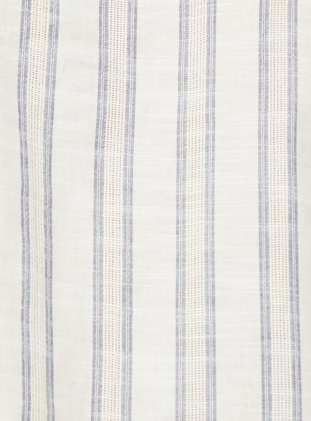 Men Striped Short Kurta