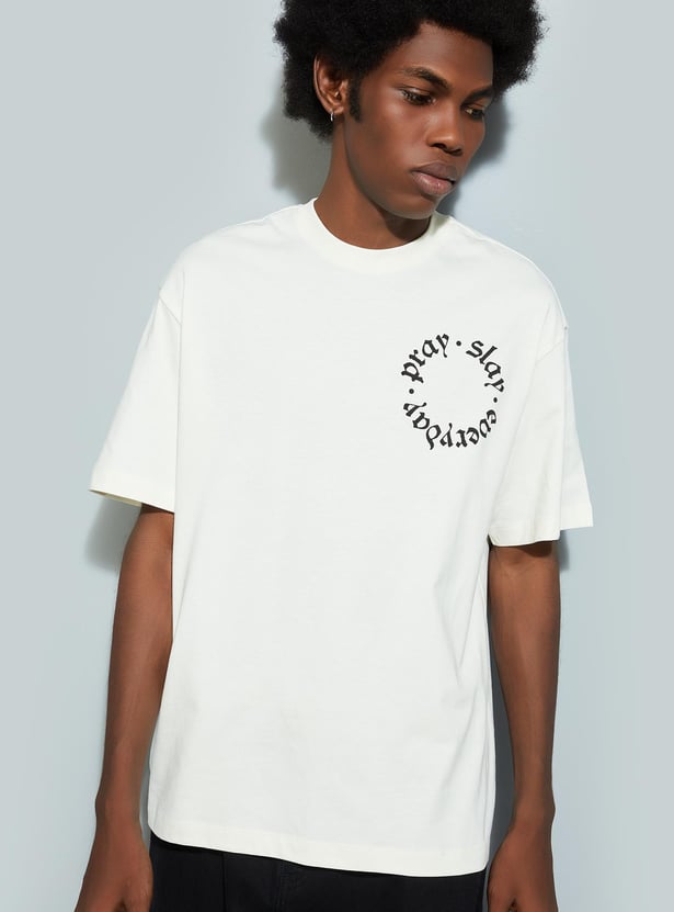 Buy URB_N Men Oversized Back Print T-shirt Online at just Rs