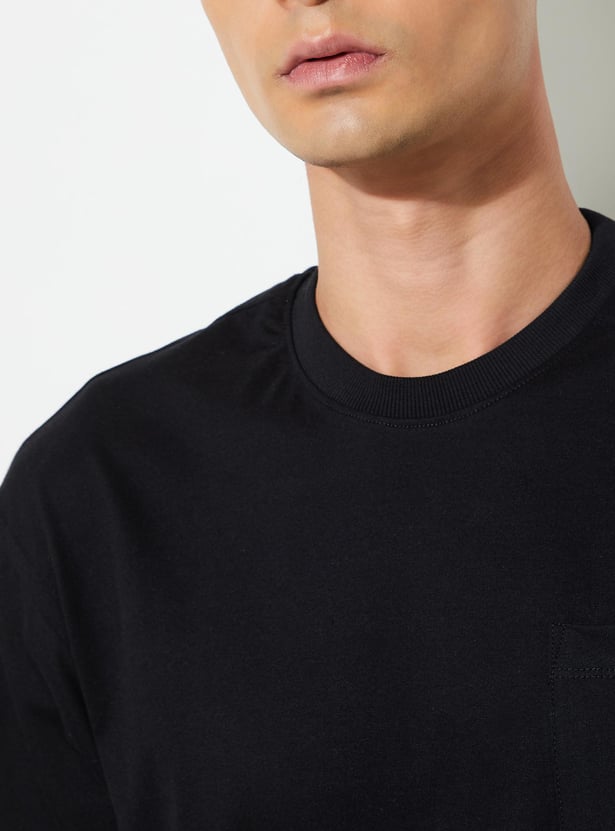 URB_N Men Oversized Solid T-shirt