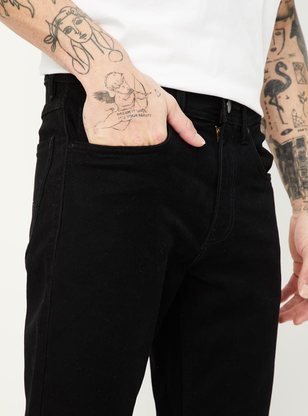 Men Regular Fit Solid Jeans