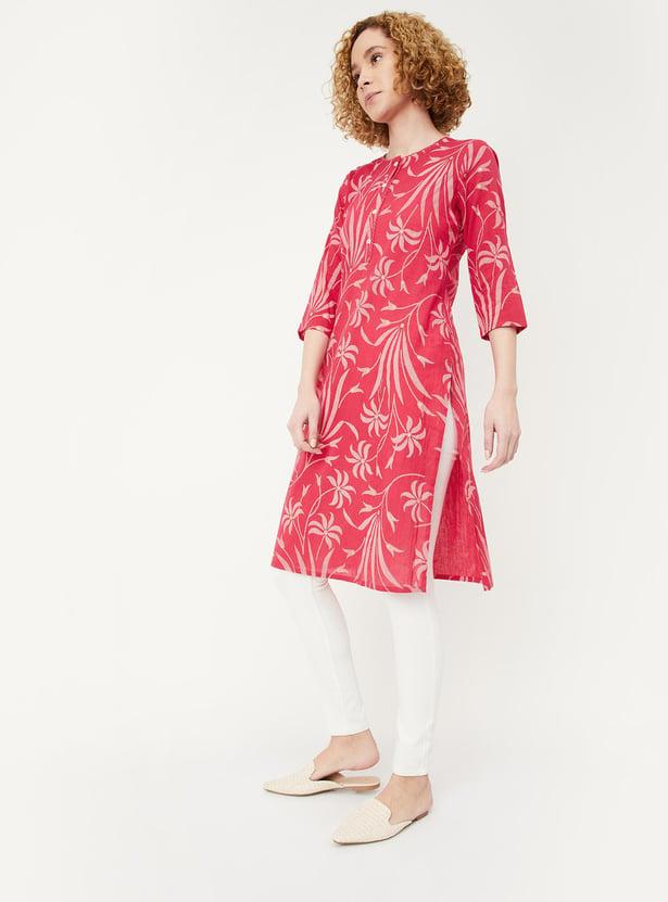 Women Printed Straight Kurta