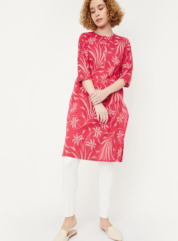 Women Printed Straight Kurta