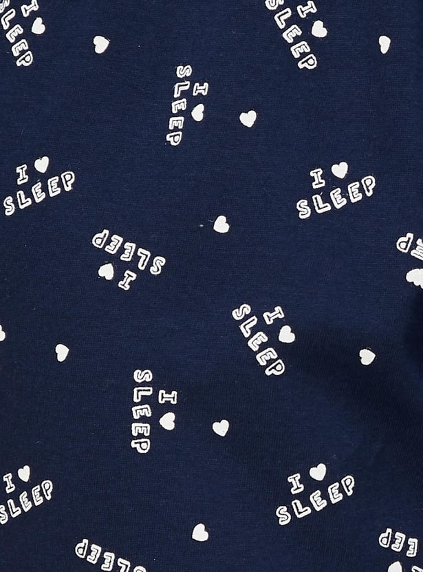 Women Printed Knit Pyjamas
