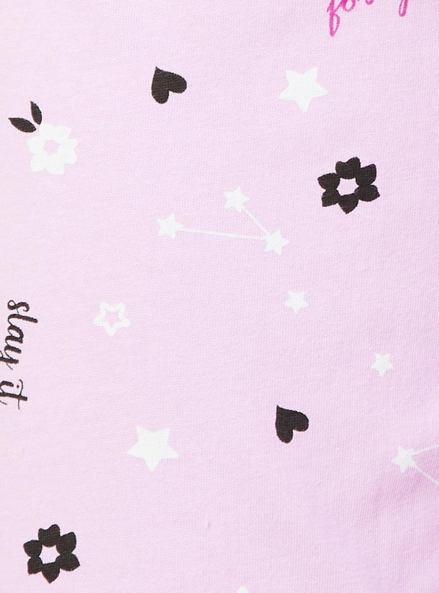 Women Printed Knit Capris