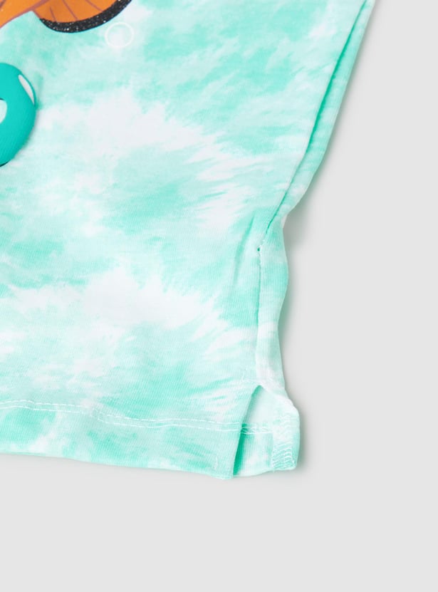 Girls Finding Nemo Printed Sleeveless T-shirt