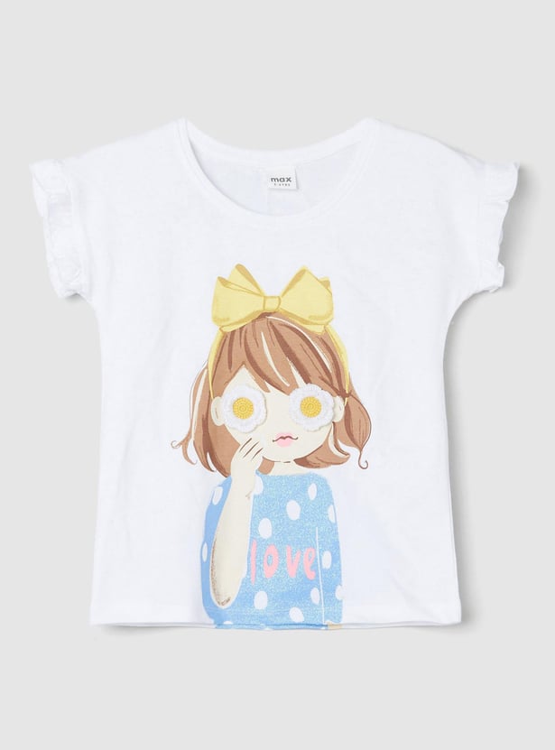 Girls graphic printed t-shirt [ 2-7 years] main image 0