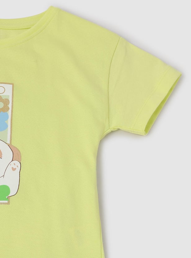 Girls Graphic Printed T-shirt