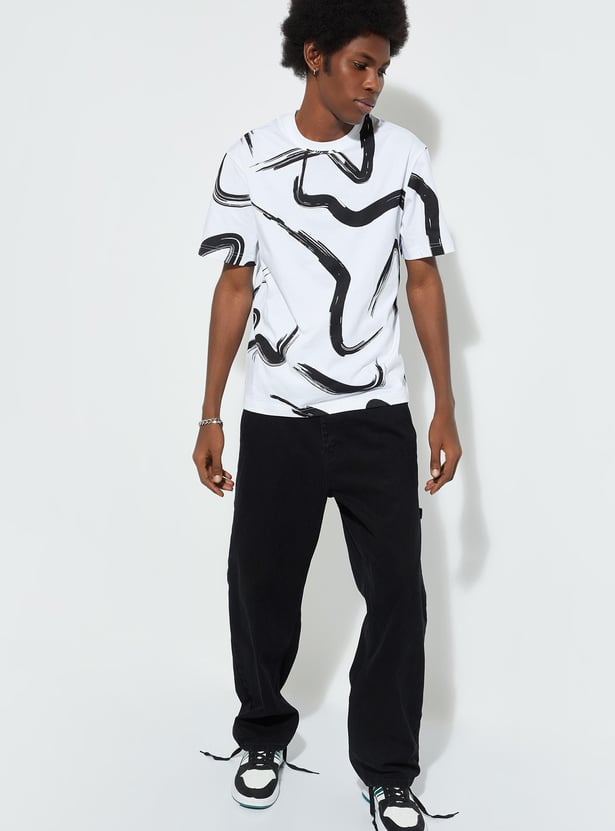 URB_N Men Regular Fit Printed T-shirt