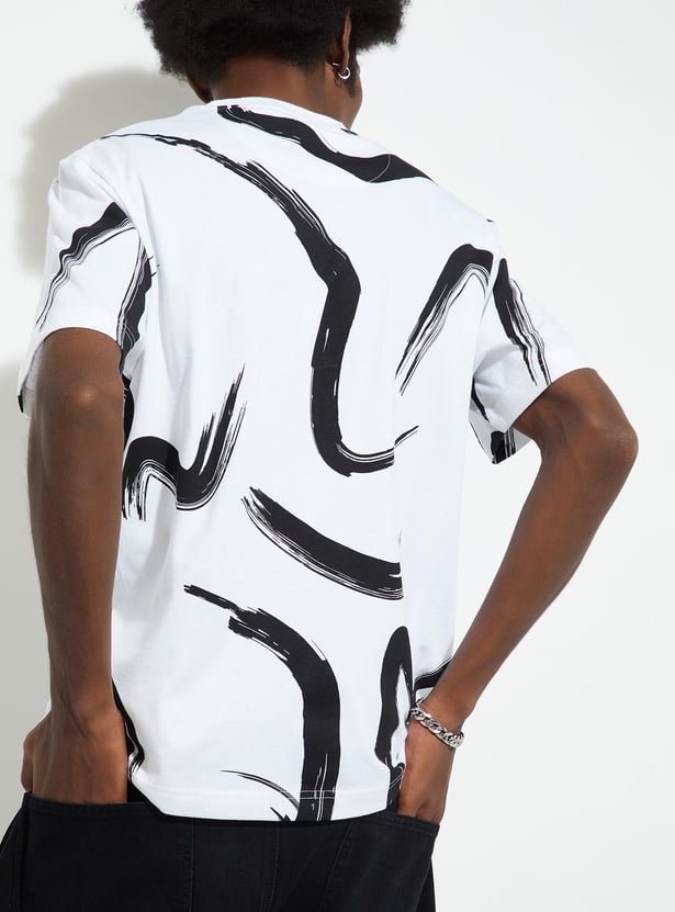 URB_N Men Regular Fit Printed T-shirt