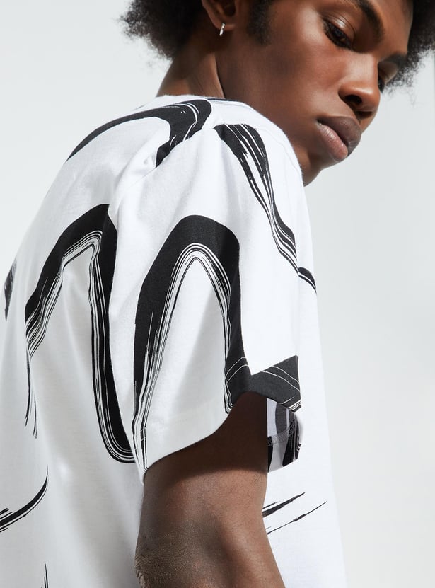 URB_N Men Regular Fit Printed T-shirt