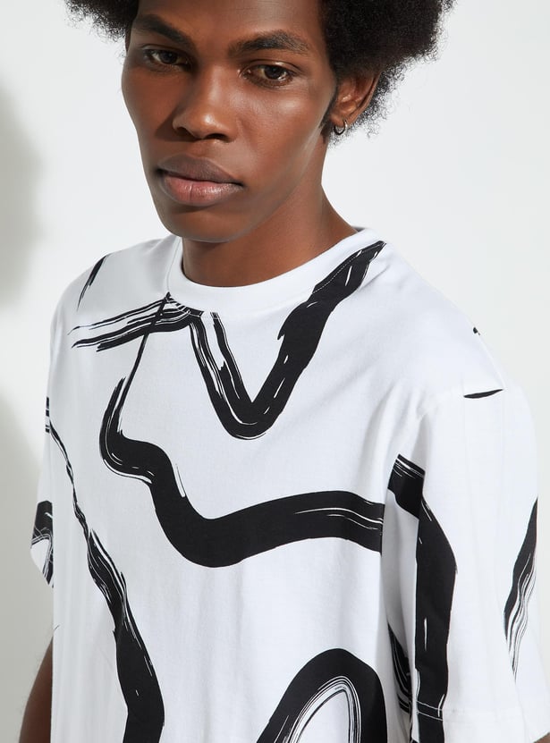 URB_N Men Regular Fit Printed T-shirt