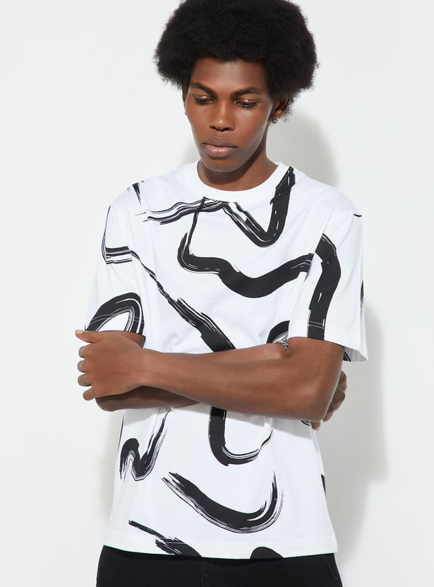 URB_N Men Regular Fit Printed T-shirt
