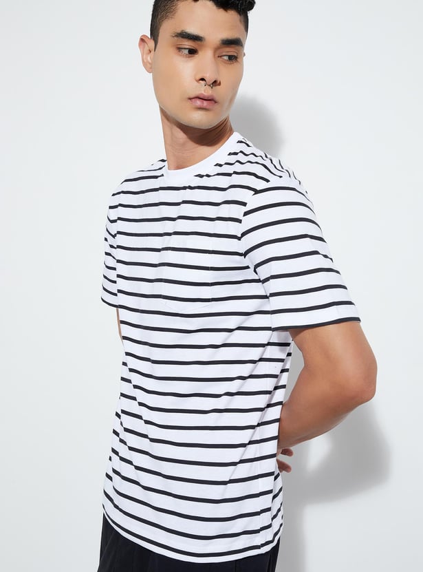 Buy Urb N Men Regular Fit Striped T Shirt Online At Just Rs Max Fashion