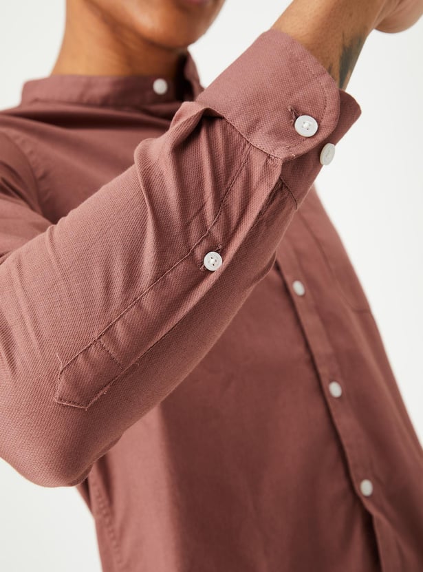 Buy Men Regular Fit Solid Casual Shirt Online at just Rs. 999.0 ...