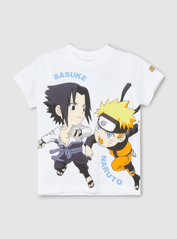 Boys Naruto Printed T-shirt