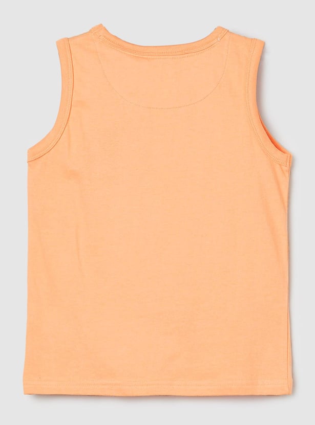 Boys Graphic Printed Vest