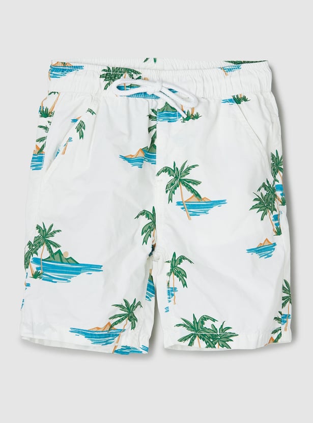 Boys Printed Woven Shorts