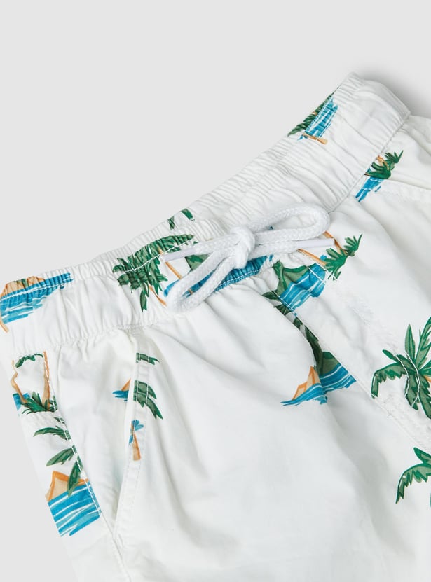 Boys Printed Woven Shorts