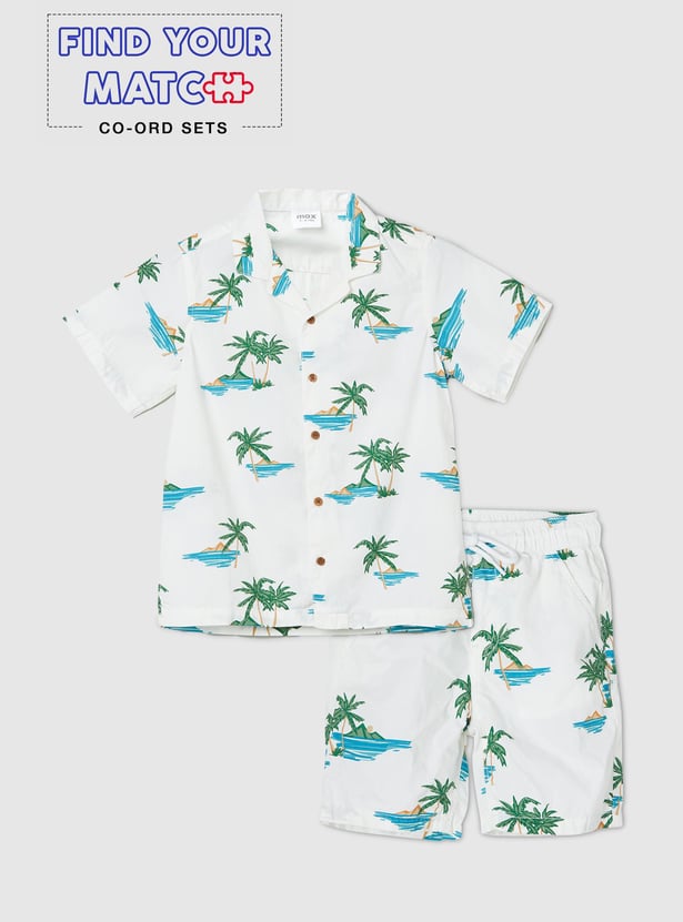 Boys Printed Woven Shorts