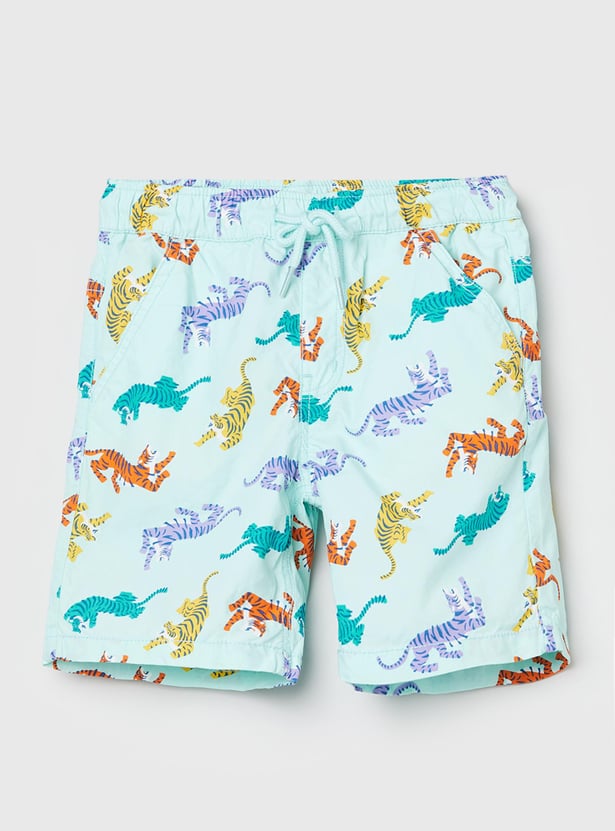 Boys Printed Woven Shorts